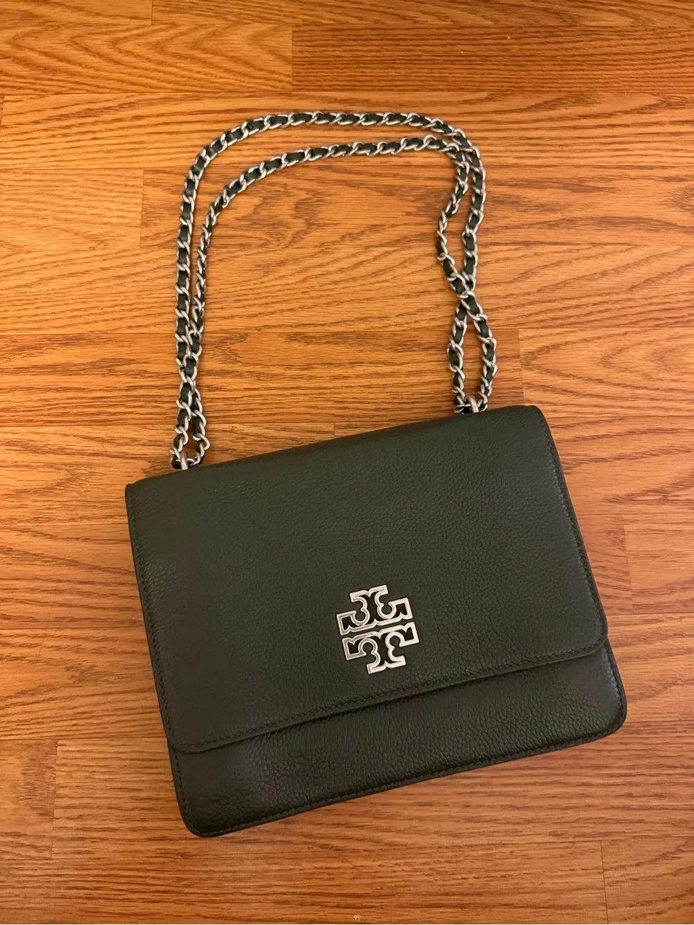Tory Burch pebbled leather